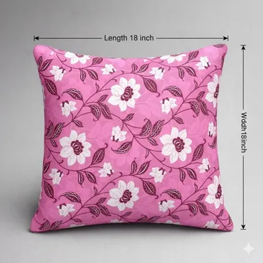 Soft Snooze Microfibre Bolster Pillow Pack of 5 Printed Luxury Cylindrical Bed Cushions Soft Cotton Cover Round Neck Support Bolster Pillow Set for Bed Sofa Diwan Home Bedding India thumbnail 2