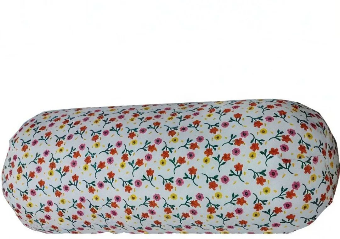 Soft Snooze Microfibre Printed Bolster Pillow Pack of 2 Luxury Soft Round Cylindrical Cushion for Bed Sofa Diwan Neck Back Support Decorative Sleeping Bolster image 3