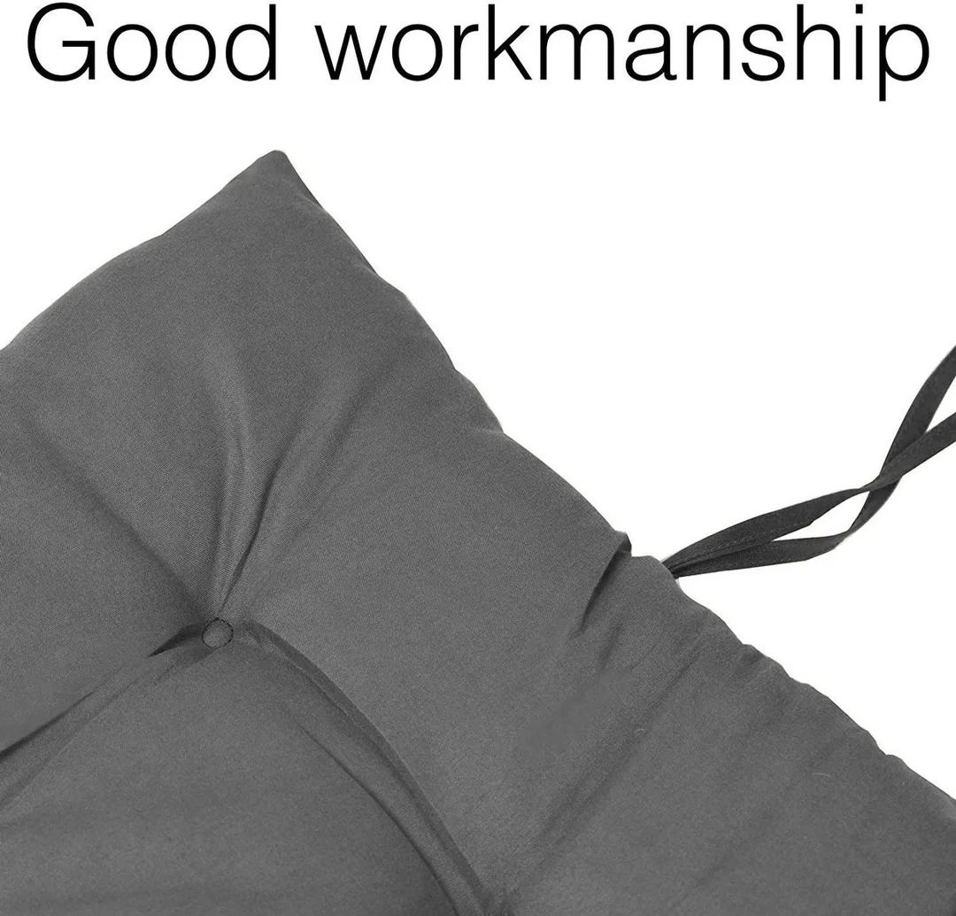Soft Snooze Microfibre Luxury Chair Pad Cushion for Dining Chair Office Seat Cushion with Tie Straps Thick Padded Cotton Cover Anti Slip Chair Seat Pad for Home Restaurant Café Comfort Seating Pack of 1 Solid image 3