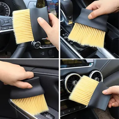 Soft Car Interior Detailing Brush for Dashboard AC Vent Console Dust Cleaning Wide Bristle Auto Interior Cleaning Brush for Car Dashboard Buttons and Vents thumbnail 3