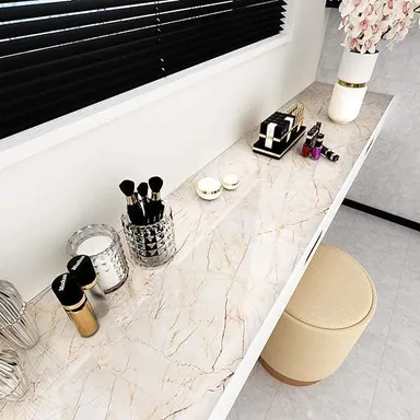 Kitchen Self Adhesive Oil Proof Waterproof Wallpaper Sticker Roll 60x200 cm Heat Resistant Aluminium Foil Contact Paper for Wall Cabinets Countertop Stove Protection Removable Decor Film thumbnail 3