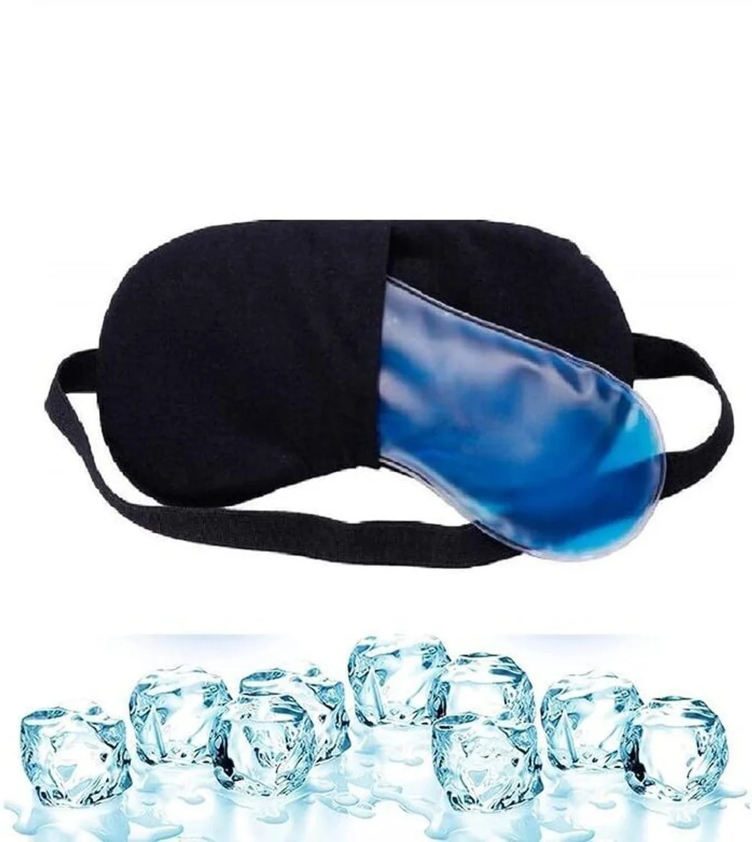 Reusable Gel Eye Mask for Cold and Hot Therapy Cooling Sleep Eye Mask for Dark Circles Puffy Eyes Migraine Relief Relaxation Travel Sleep Mask image 1
