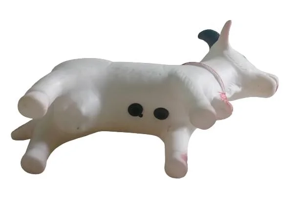 Realistic Cow Toy for Kids Farm Animal Figure Educational Animal Toy for Toddlers Plastic Cow Model Miniature Livestock Figurine Learning Toy India image 4