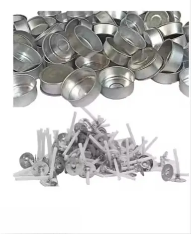 Aluminium Tea Light Cups with Pre-Fitted Cotton Wicks Pack of 100 Empty Candle Diy Making Cups Heat Resistant Reusable Tealight Containers for Diwali Decoration Home Decor Bulk Candle Supplies India thumbnail 1