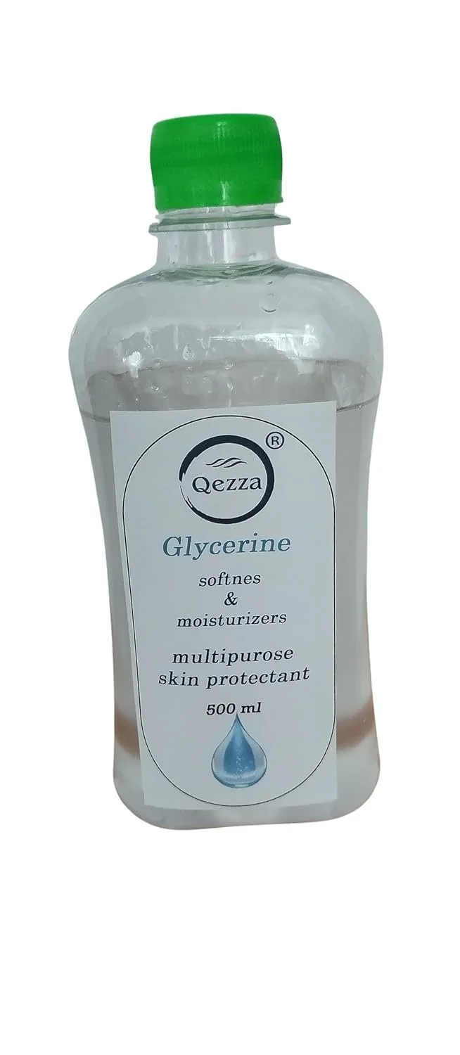 Pure Vegetable Glycerine For Face Skin Care 500ml Moisturising Hydrating Glycerin Liquid For Dry Skin Glow DIY Beauty Remedy Body Care Humectant Moisturiser India image 1