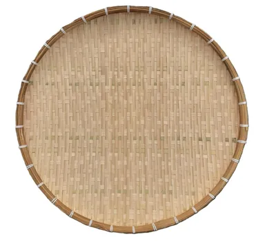 Assam Admiration Handmade Bamboo Dagra Dala Traditional Woven Round Basket Tray Eco Friendly Bamboo Serving Tray Fruit Vegetable Storage Basket Assamese Handicraft thumbnail 2