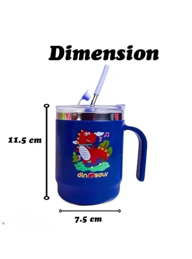 Stainless Steel Coffee Mug Double Wall Insulated Travel Cup Leakproof Reusable Tea Cup Hot Cold Beverage Tumbler Durable Rustproof Office Home Camping Mug India thumbnail 1
