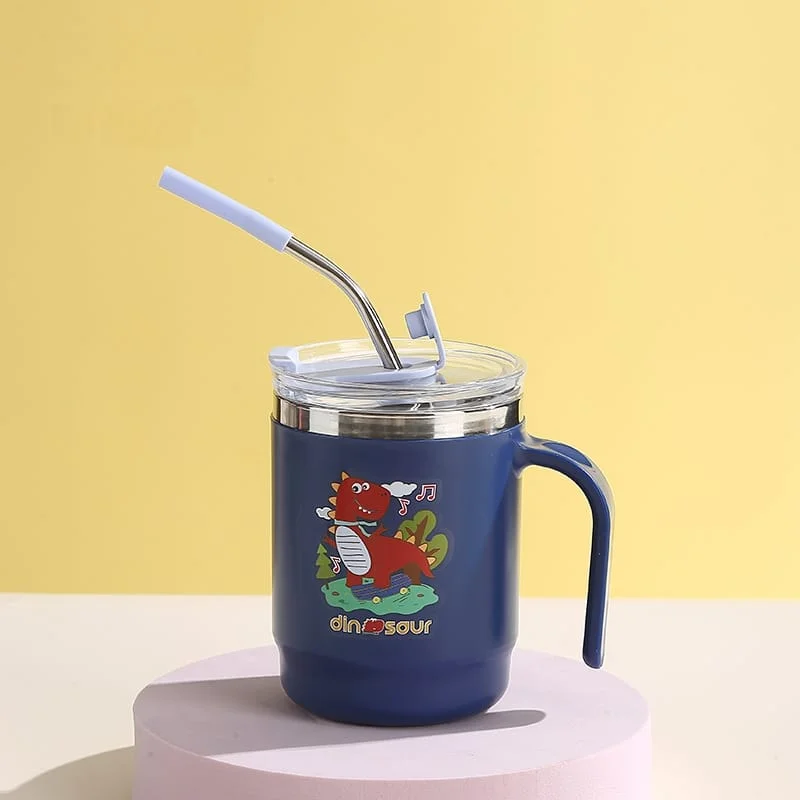 Stainless Steel Coffee Mug Double Wall Insulated Travel Cup Leakproof Reusable Tea Cup Hot Cold Beverage Tumbler Durable Rustproof Office Home Camping Mug India image 3