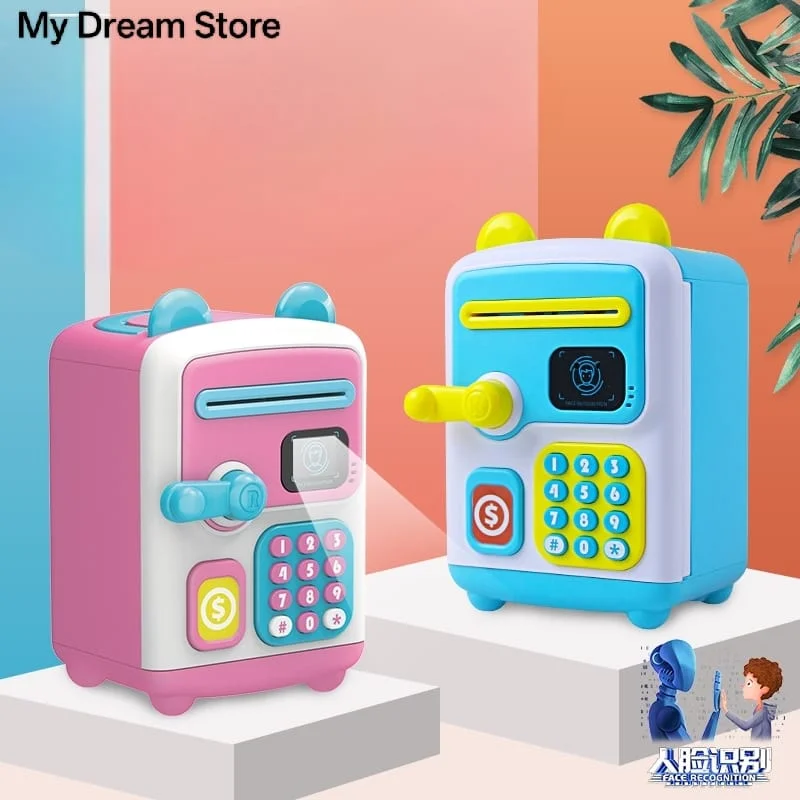 Kids Money Bank Piggy Bank Coin Saving Box with Lock & Key Plastic Coin Storage Jar for Children Gift Home Savings Box Durable Unbreakable Money Safe Box India image 5