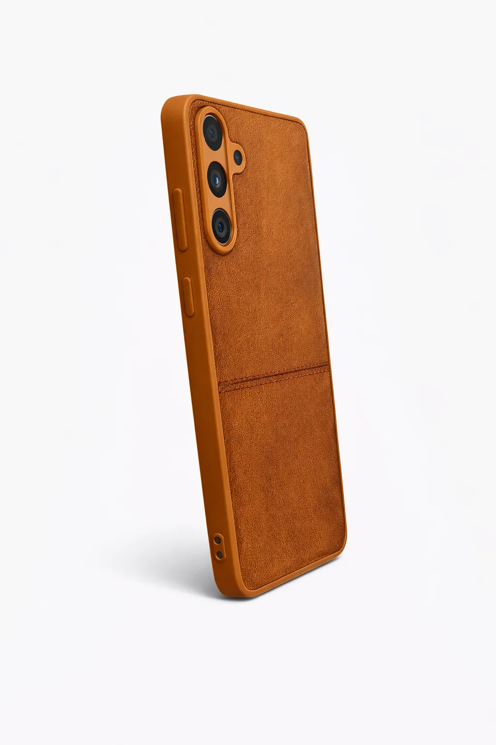 Premium Vintage Leather Texture Shockproof Back Cover Case for Samsung Galaxy S23 FE / S23 / S23 Plus – Anti Scratch Slim Protective Mobile Phone Cover Brown Leather Finish(samsung s25) image 1