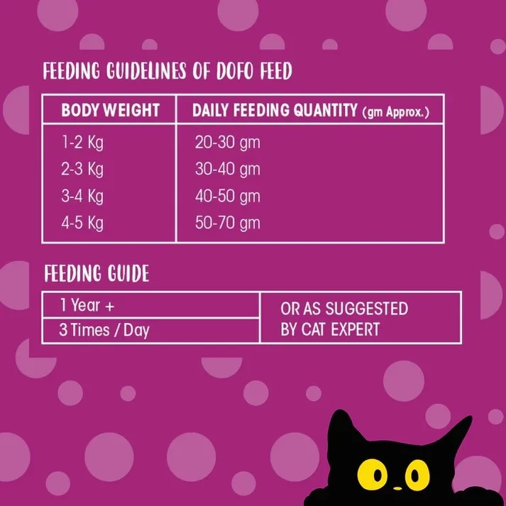 Dofo MeWoW Adult Cat Food Salmon Tuna 1kg High Protein Dry Cat Food for Adult Cats Complete Balanced Nutrition for Healthy Skin Coat Digestion Immunity Support Crunchy Kibble Pet Food image 3