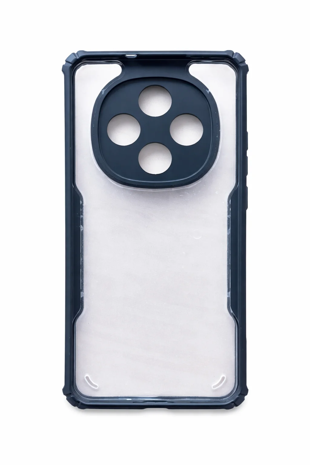 Transparent Shockproof Hybrid Armour Back Cover Case for Smartphone with Reinforced Corners Anti Yellow Clear Hard Back Soft TPU Bumper Camera Protection Slim Protective Mobile Case image 2