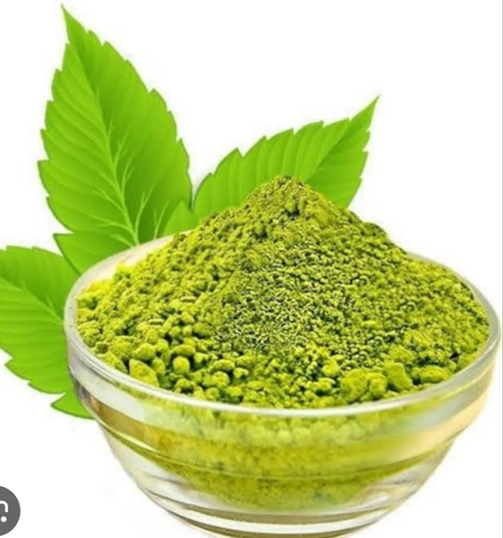 100% Pure Organic Neem Leaf Powder for Skin Hair Health Natural Herbal Ayurvedic Anti-Bacterial Detoxifying Plant Leaves India Care image 1