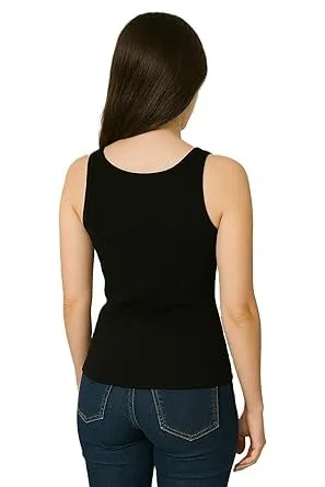 Cotton Seamless Camisole for Women Soft Breathable Innerwear Stretchable Free Size Cami Top 28–34 Bust Lightweight Sleeveless Tank Top for Daily Wear Layering Lounge Comfort Cotton Seamless Camisole for Women Soft Breathable Innerwear Stretchable Free S thumbnail 2