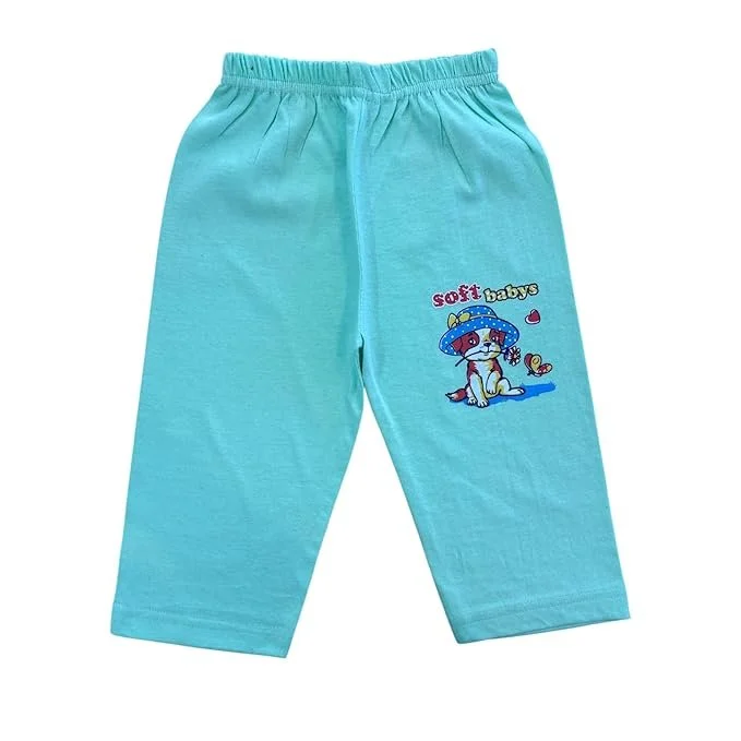 VIBZURE Kids Cotton Pyjama Track Pants Pack of 6 for Boys Girls 3-4Y image 2