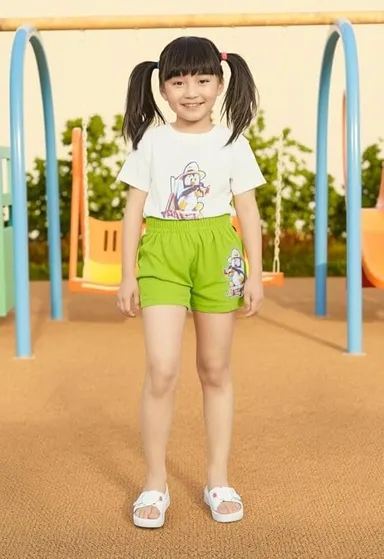Babyvibz Kids Cotton Cartoon Printed Shorts Pack of 8 Multicolour Elastic Waist Summer Shorts for Boys Girls Soft Breathable Casual Playwear Toddler Baby Daily Wear Cotton Shorts Set Babyvibz Kids Cotton Cartoon Printed Shorts Pack of 8 Multicolour Elasti thumbnail 2