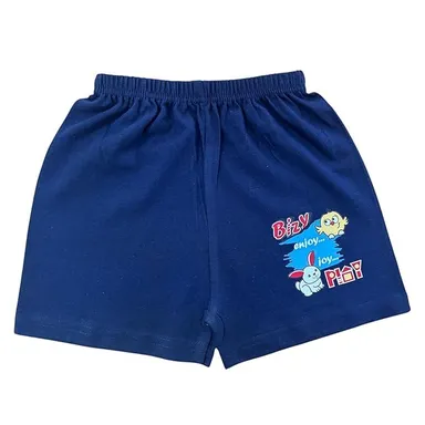 babyvibz Kids 100% Cotton Shorts Pack of 6 Multicolour Cartoon Printed Elastic Waist Shorts 3-6M thumbnail 2
