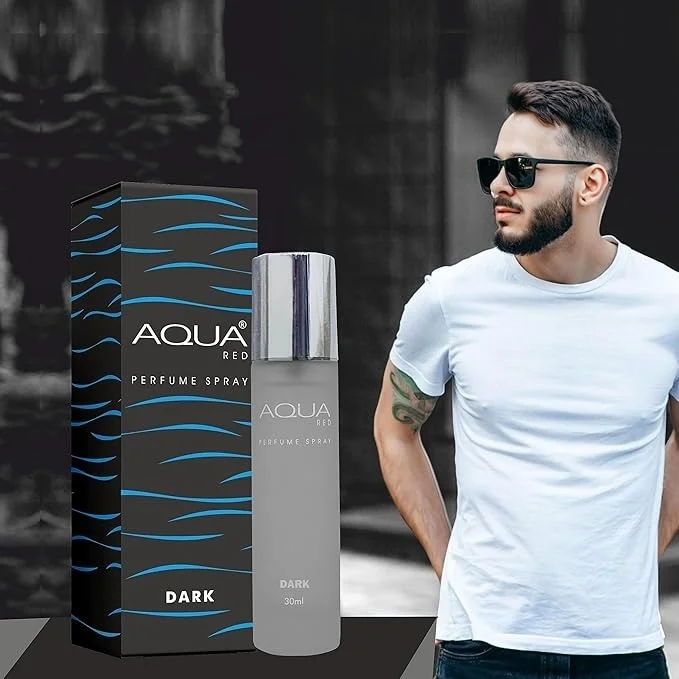 Aqua Red Perfume For Men 30ml Fresh Long Lasting Luxury Premium Body Spray Fragrance Dark Intense Scent Daily Wear Party Office Travel Pocket Size Perfume for Men image 1