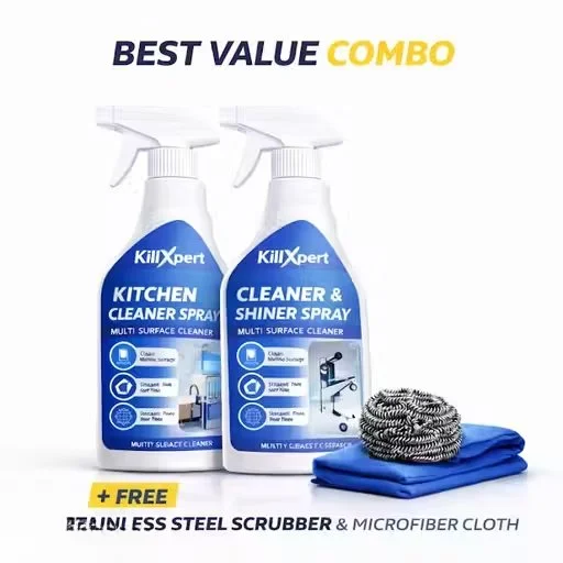 Heavy Duty Kitchen Degreaser Spray for Gas Stove Chimney Oven & Exhaust Fan | Powerful Grease Cutter Cleaner Spray for Kitchen Appliances Oil Stain Remover image 1