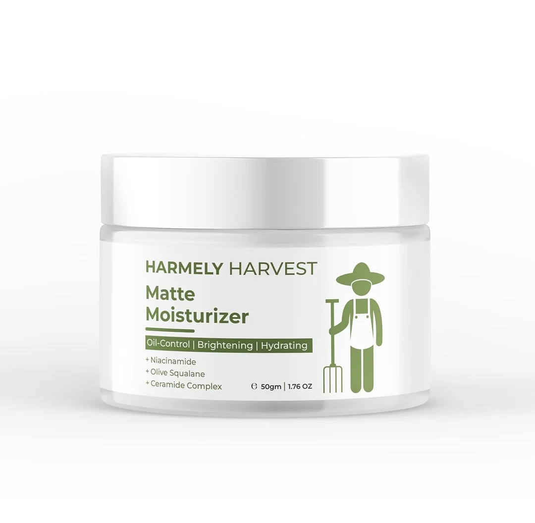 HARMELY HARVEST Matte Finish Face Moisturizer with 5% Niacinamide for Oil Control, Brightening & Hydrating Skin image 2