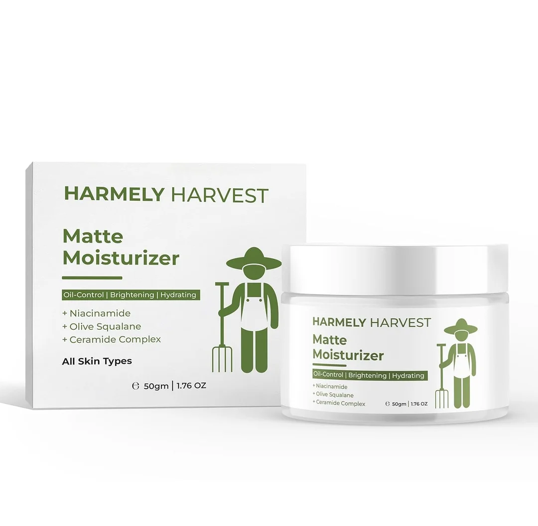 HARMELY HARVEST Matte Finish Face Moisturizer with 5% Niacinamide for Oil Control, Brightening & Hydrating Skin image 5