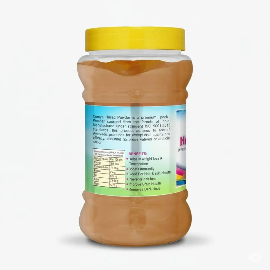 Pure Harad Powder 100g | 100% Natural Terminalia Chebula Haritaki Churna for Digestion, Gut Detox, Constipation Relief & Immunity Support | No Preservatives image 2