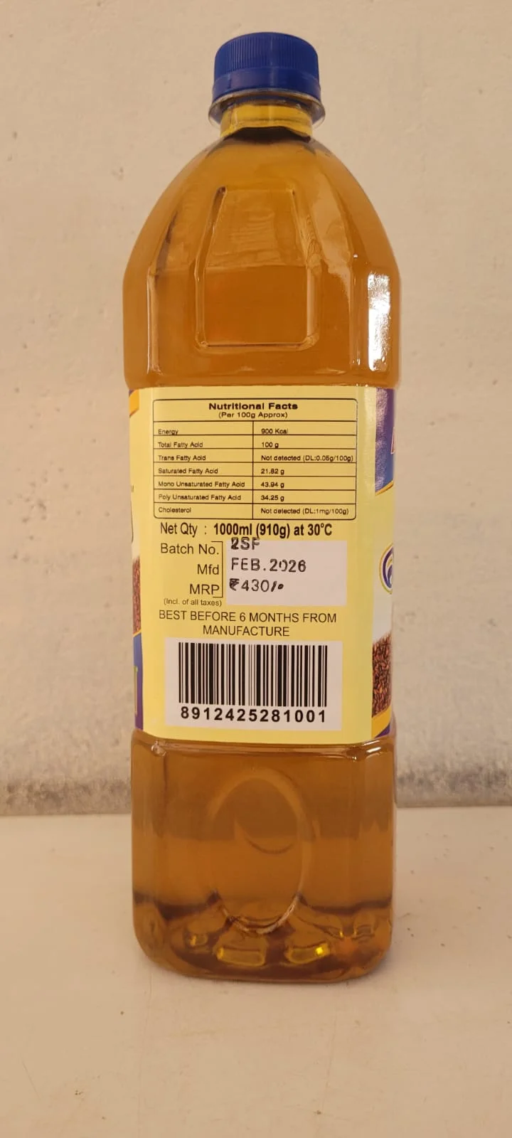 Chenvi Oils 1 Litre Cold Pressed Gingelly Oil Pure Natural Sesame Oil Wood Pressed Kachi Ghani Edible Cooking Oil Healthy Traditional Oil for South Indian Cooking India Can Pack Genuine Quality image 2