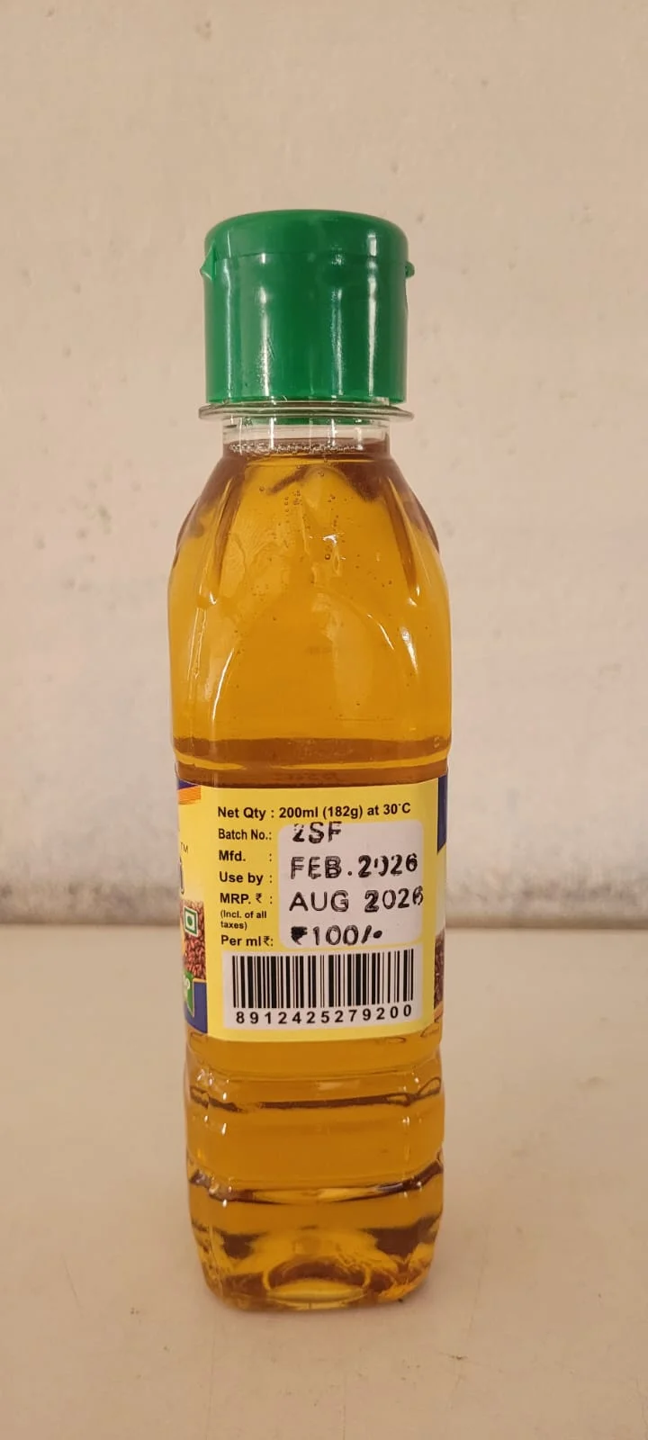 Chenvi Oils 200ml Cold Pressed Gingelly Oil Pure Natural Sesame Oil Small Can Kachi Ghani Wood Pressed Edible Cooking Oil Traditional South Indian Healthy Oil for Cooking Travel Size India image 3