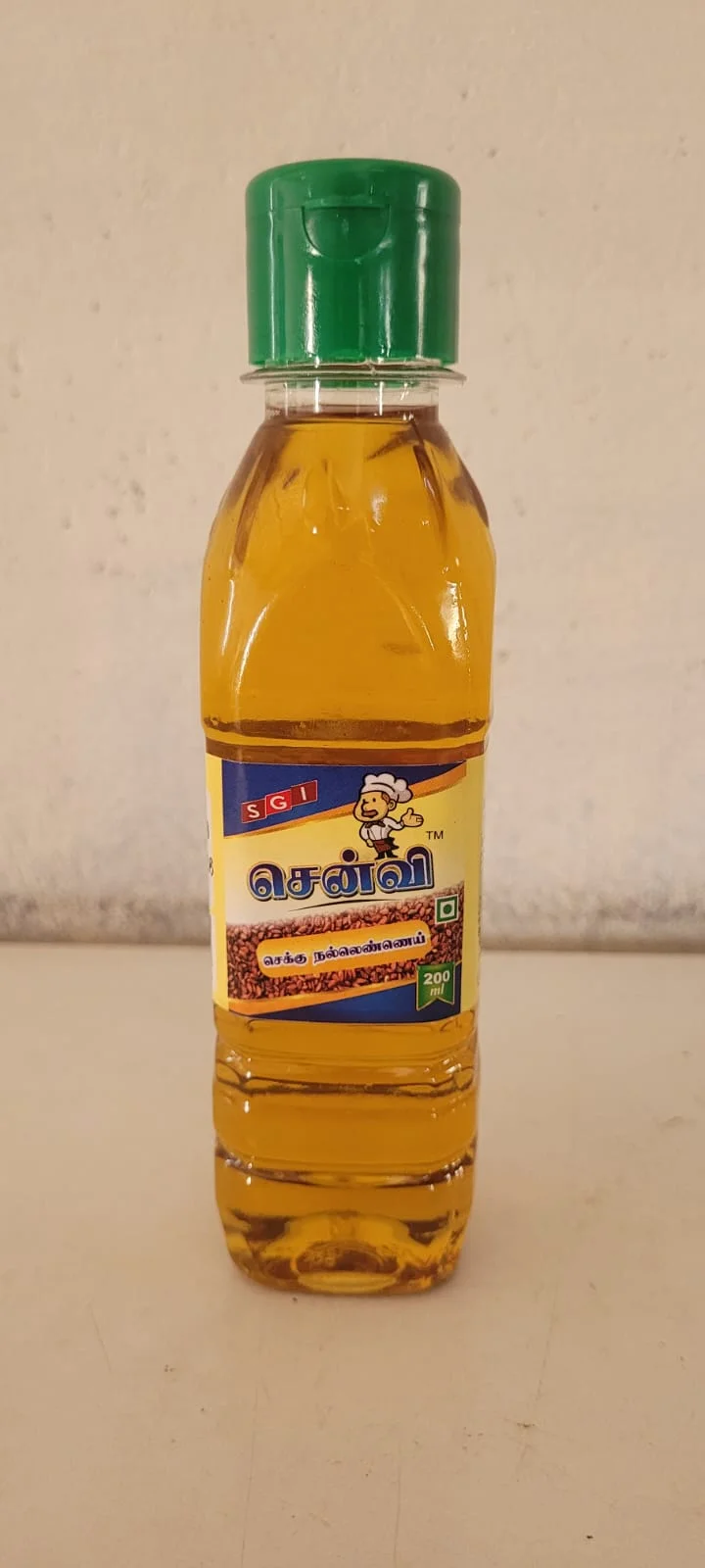 Chenvi Oils 200ml Cold Pressed Gingelly Oil Pure Natural Sesame Oil Small Can Kachi Ghani Wood Pressed Edible Cooking Oil Traditional South Indian Healthy Oil for Cooking Travel Size India image 5