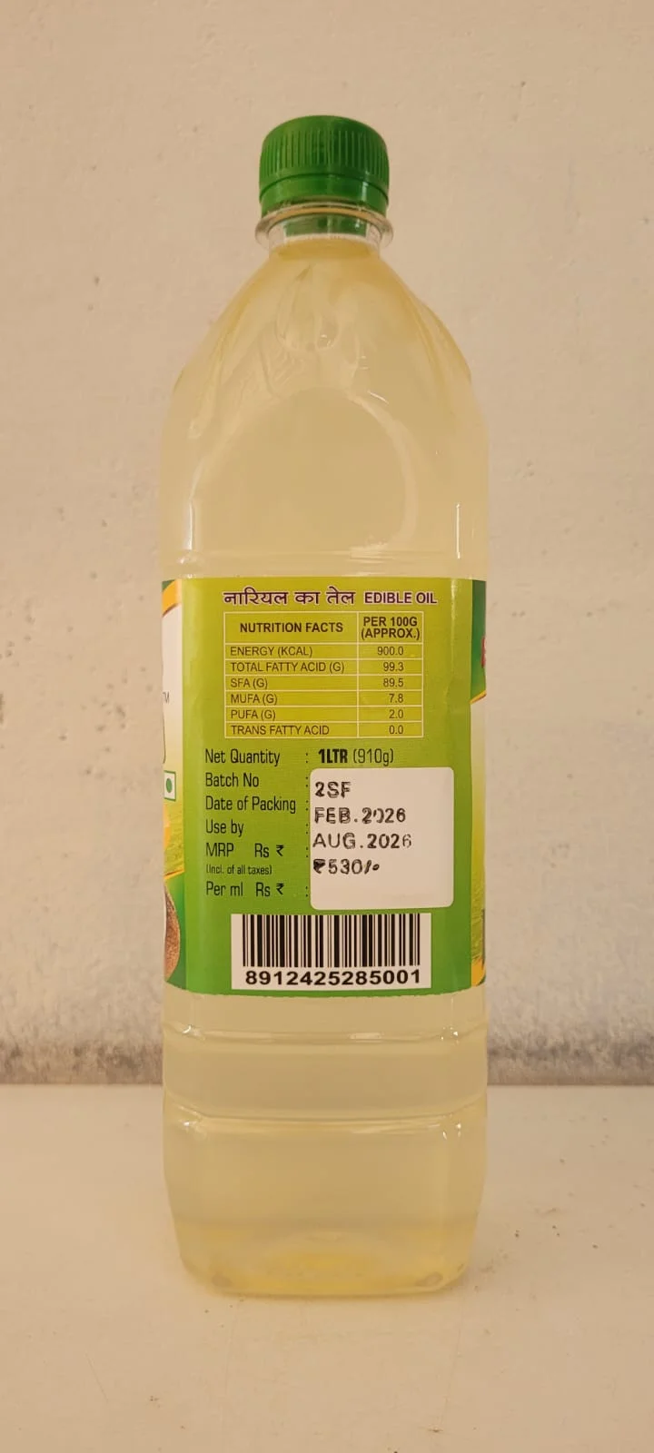Chenvi Oils 1 Litre Cold Pressed Coconut Oil Pure Natural Virgin Coconut Oil Wood Pressed Kachi Ghani Edible Cooking Oil Healthy Hair Skin Cooking Oil Traditional Can Pack India image 3