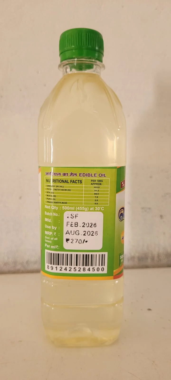 Chenvi Oils 1/2 Litre Cold Pressed Coconut Oil Pure Natural Virgin Coconut Oil Wood Pressed Kachi Ghani Edible Cooking Oil Hair Skin Wellness Oil Traditional Can Pack India image 4