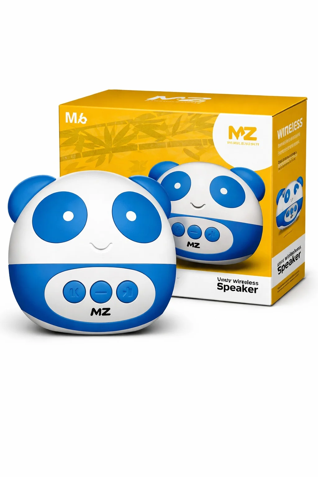 MZ M8 Cute Panda Wireless Bluetooth Speaker Portable Mini Cartoon Animal Speaker with HD Sound, Bluetooth Connectivity, Rechargeable Battery, Gift for Kids, Travel, Home & Office Use image 3