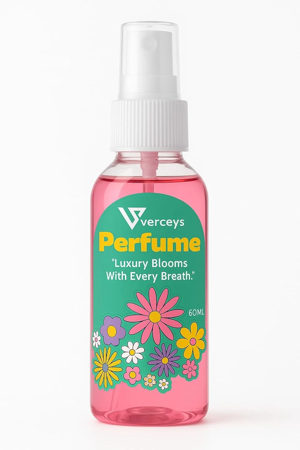 Verceys Luxury Blooms Rose Perfume 60ml Alcohol Free Natural Floral Fragrance Long Lasting Pink Essential Oil Perfume for Women Daily Wear Premium Attar Style Scent India image 1