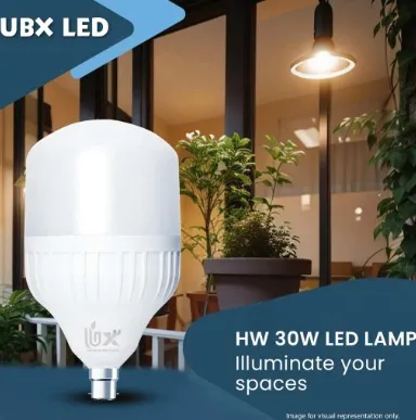 UBX 30W LED Hammer Bulb B22 Base Cool Daylight 6500K High Brightness Energy Efficient Long Life High CRI 4KV Surge Protection LED Bulb for Home Office Shop Commercial Lighting India thumbnail 1