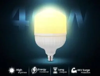 UBX Jumbo 50W LED Bulb B22 Warm White High Brightness Energy Efficient Bulb Surge Protection Long Lasting Home Lighting Bulb for Living Room Bedroom Shop India image 1