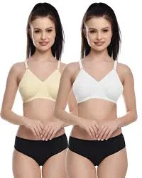 Women Hot Lace Bra and Panty Set Padded Push Up Lingerie Set Seamless Soft Stretch Underwear Set Breathable Sexy Innerwear for Women Daily Wear Nightwear India image 2