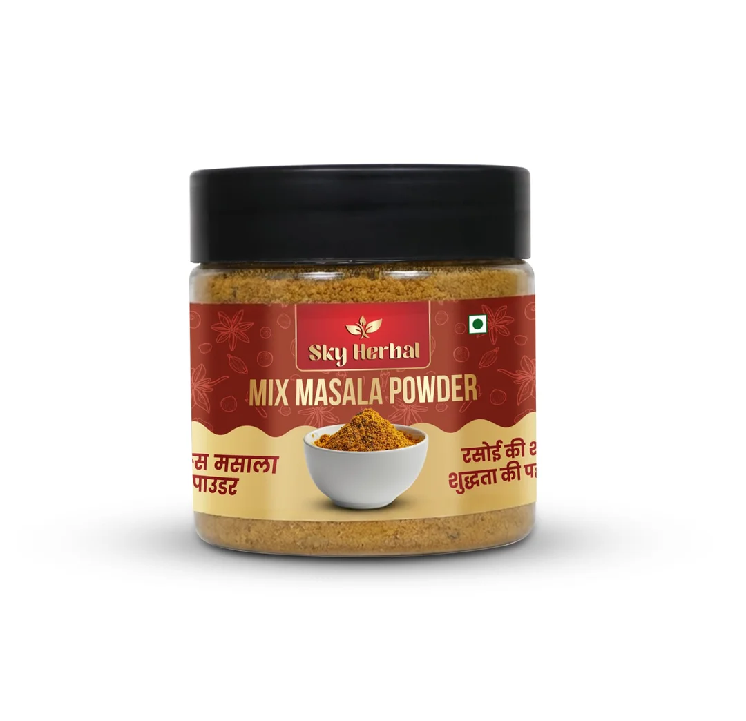 Sky Herbal Premium Mixed Masala Powder All Purpose Spice Blend for Indian Cooking Rich Aroma Flavor Kitchen Essential Authentic Indian Spice Mix Jar image 2