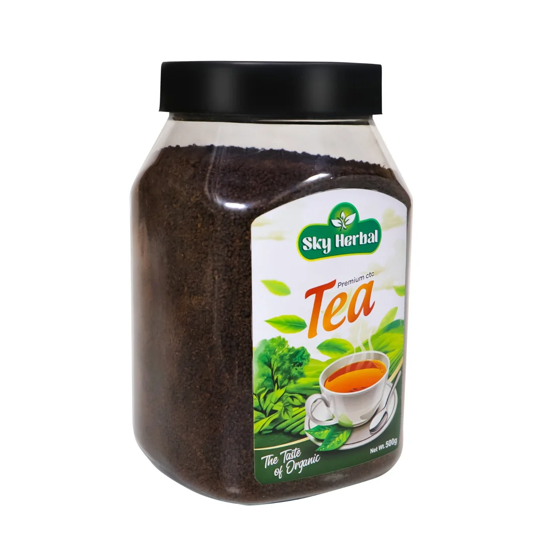 Sky Herbal Premium Natural Tea Leaf Strong Aroma Masala Tea Blend Refreshing Energy Boost Indian Chai Kitchen Essential Healthy Beverage Drink Jar Pack image 4