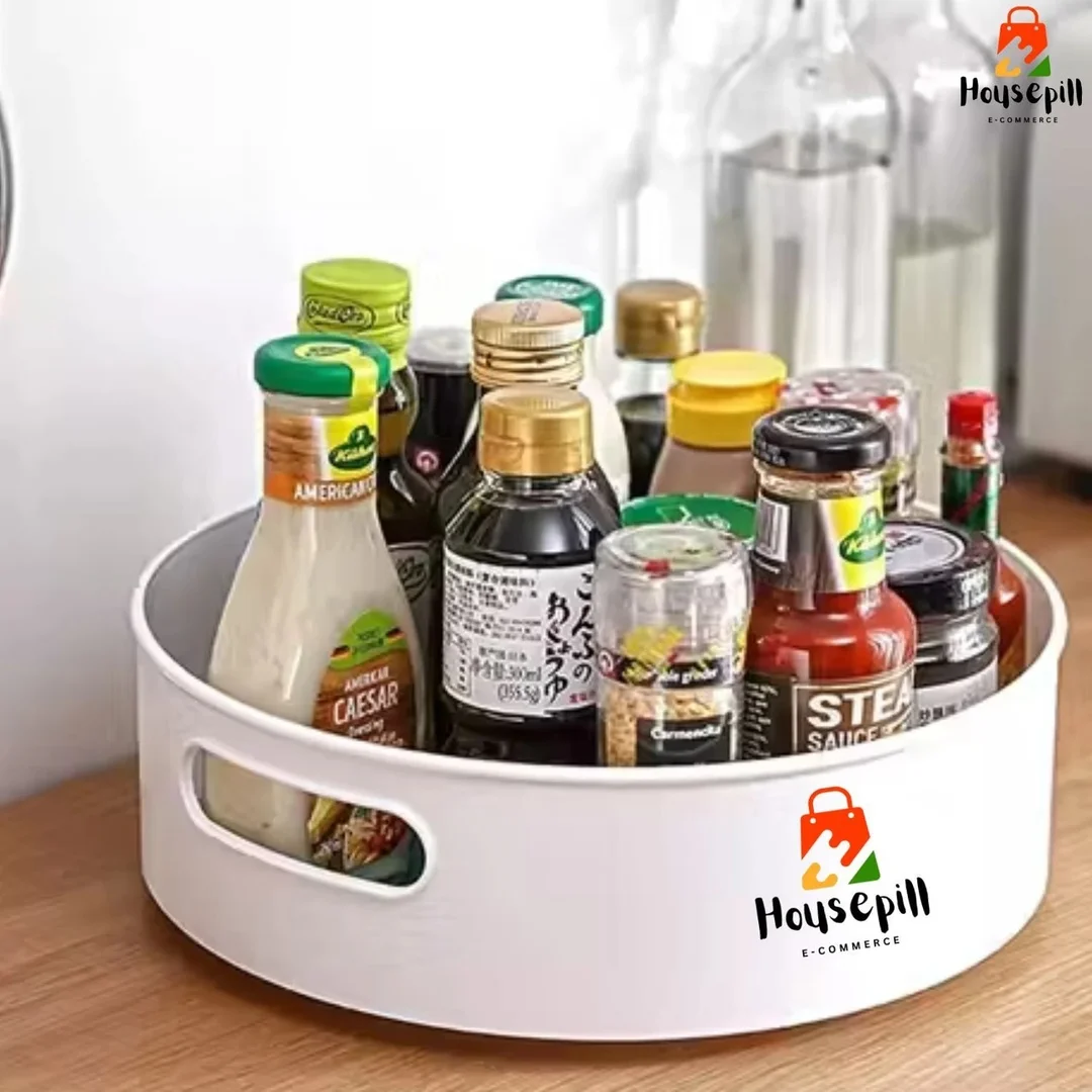 HousePill Plastic Storage Basket Multipurpose Organizer Basket Pack of 1 Durable Lightweight Storage Bin for Kitchen Bathroom Home Office Clothes Toys Fruits Vegetables Space Saving Storage Solution India image 1