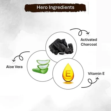 Oneway Happiness 100% Natural Activated Charcoal Tooth Powder for Teeth Whitening, Stain Removal, Fresh Breath Oral Care (100 g Herbal Dental Powder) thumbnail 1