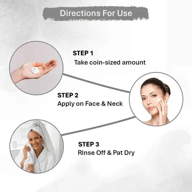 Oneway Happiness Activated Charcoal Face Wash for Glowing Skin, Oil Control, Deep Cleansing, 100 ml | Daily Facial Cleanser thumbnail 2
