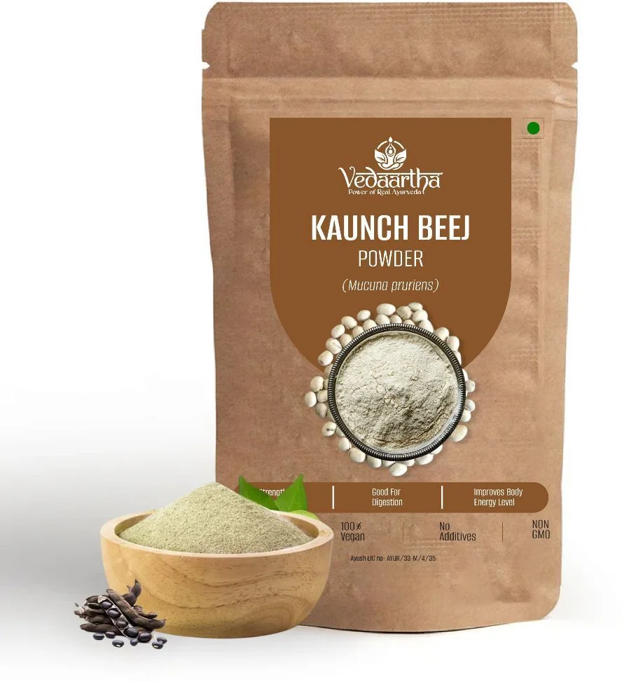 Vedaartha 100% Natural Ashwagandha Powder Ayurvedic Herbal Supplement for Stress Relief Anxiety Support Sleep Wellness Pure Root Powder 2 x 100 g 200 g Combo image 3