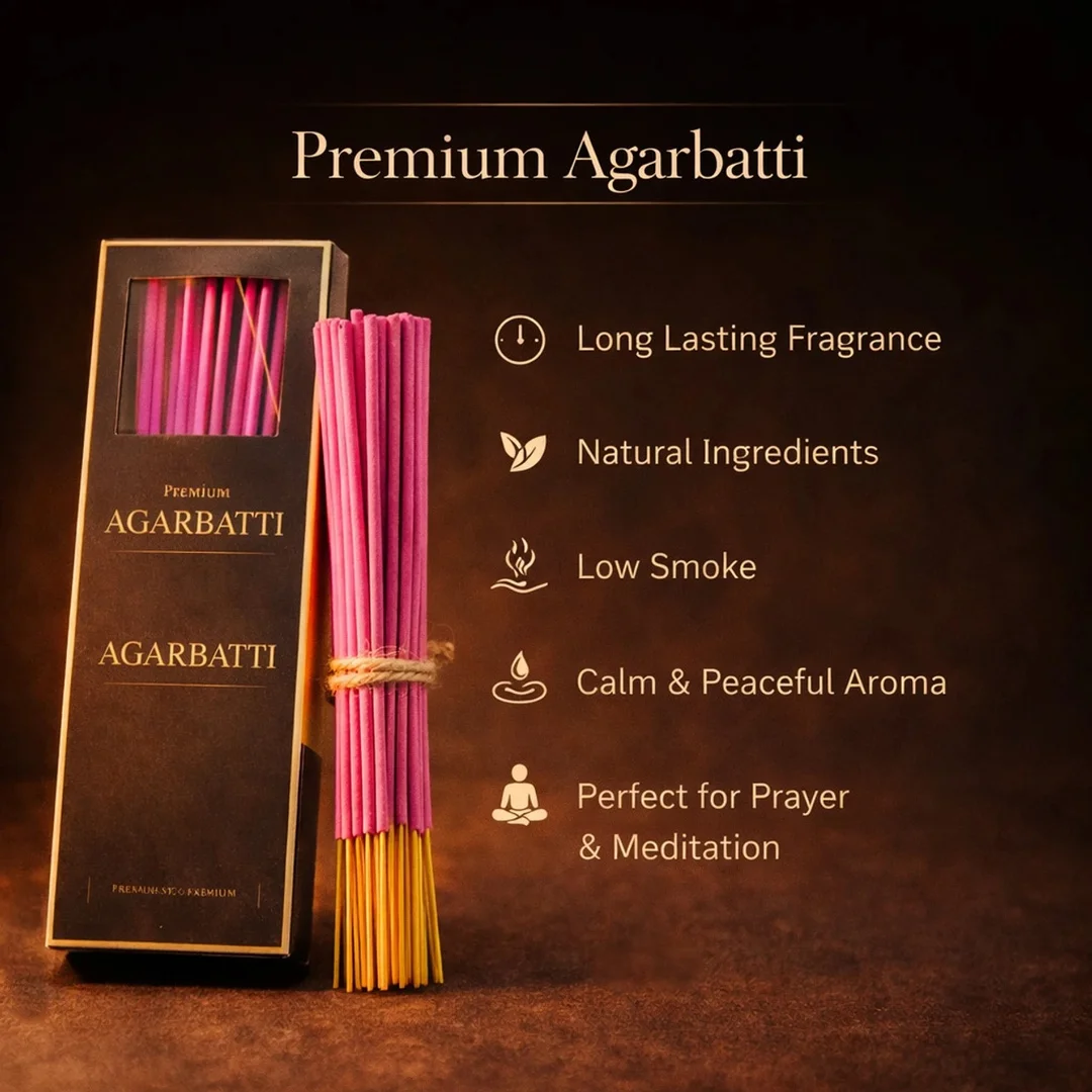 Nimba Naturals Rose Premium Pink Incense Sticks 400g Set of 5 Long Lasting Fragrance Agarbatti for पूजा Meditation Relaxation Home Temple Use Natural Aromatic Dhoop Sticks image 3