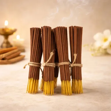 Nimba Naturals Natural Gugal Premium Agarbatti 400g Set of 5 Long Lasting Traditional Fragrance Incense Sticks for Puja Meditation Temple Use Spiritual Aromatic Dhoop Sticks thumbnail 2