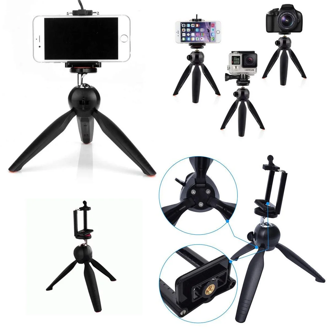"Universal Mini Tripod Stand for Smartphones & DSLR Cameras, 360° Rotatable Ball Head, Lightweight & Portable for Vlogging & Reels"  image 5