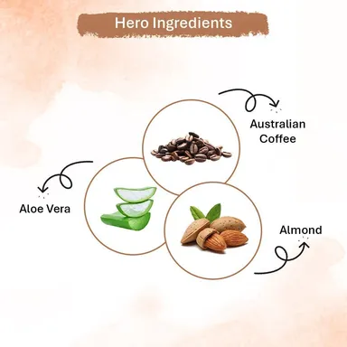 Oneway Happiness Australian Coffee Face Scrub 100 g Brightening Exfoliating Scrub for Deep Cleansing Blackheads Removal Glowing Skin Natural Coffee Face Care India thumbnail 1