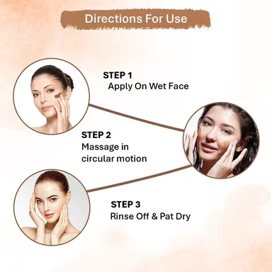 Oneway Happiness Natural Australian Coffee Face Scrub 100 g Brightening Exfoliating Scrub for Glowing Skin Blackhead Removal Deep Cleansing Skin Care India thumbnail 2