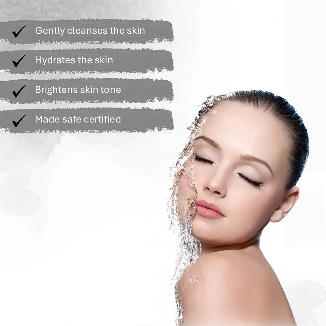 Oneway Happiness Activated Charcoal Face Wash 100ml for Tan Removal, Deep Cleansing, Oil Control, Blackhead Reduction & Clear Skin Glow Daily Use image 2