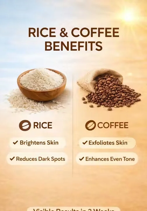 Coffee & Rice Tan Removal Soap |Skin Brightening Face & Body Soap for Glowing, Even Tone and Radiant Skin| Natural Ingredients for Daily Use image 2