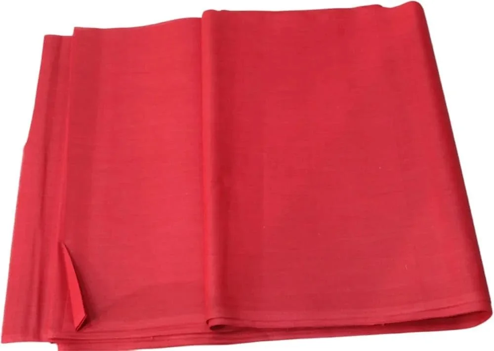 Unstitched Cotton Astar/Lining/Cloth/Kapda Running into Meters for Suit, Sherwani, Kurti, Blouse| Choli, Lehanga & Dress Materials |RED, 1 Meter image 2
